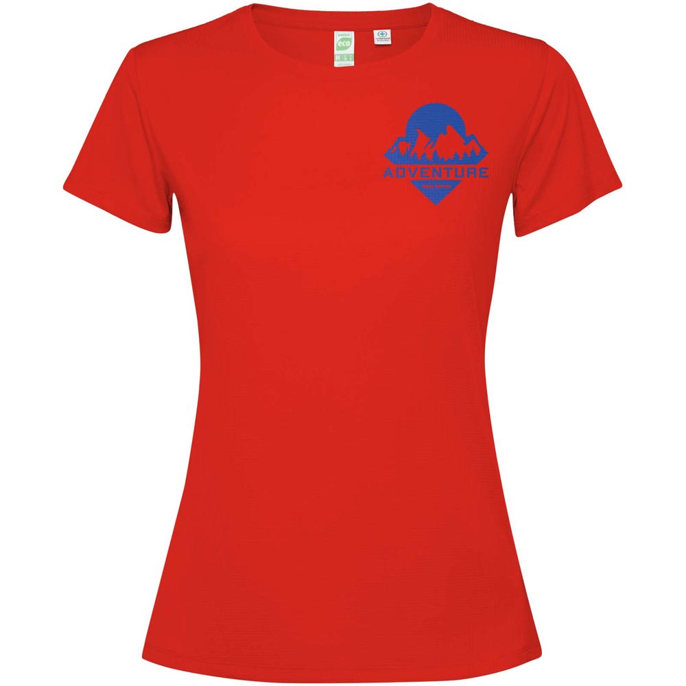 T-shirt Estoril à manches courtes pour femme Rouge