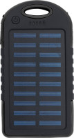 Power bank solaire en ABS et gomme Arin