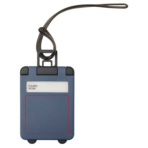 Étiquette à bagage Traveler Bleu hale