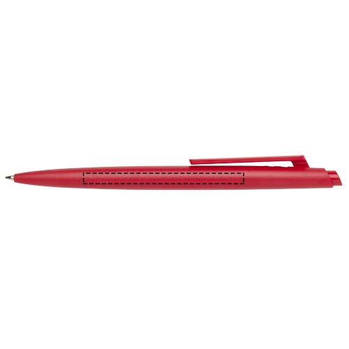 Stylo bille Ipe recyclé RCS (encre noire) rouge