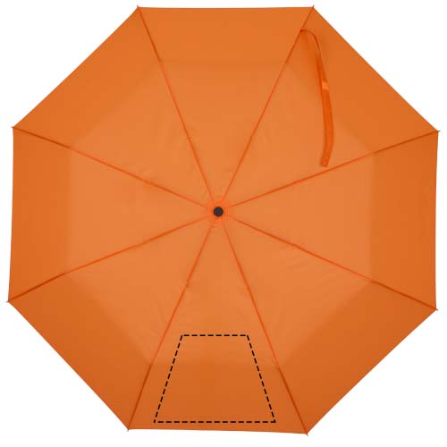 Parapluie manuel pliable Aaron 23 pouces orange