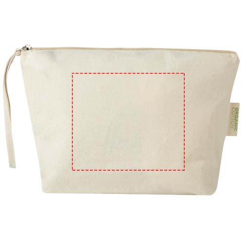 Grande pochette à accessoires Odisha de 3 L bio certifiée OCS 180 g/m² Naturel