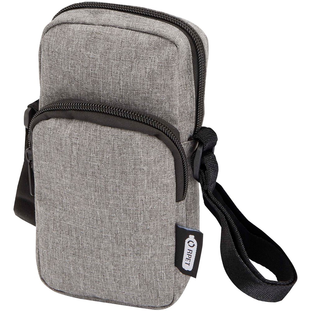 Ross Handytasche aus recyceltem GRS-Material heather grau