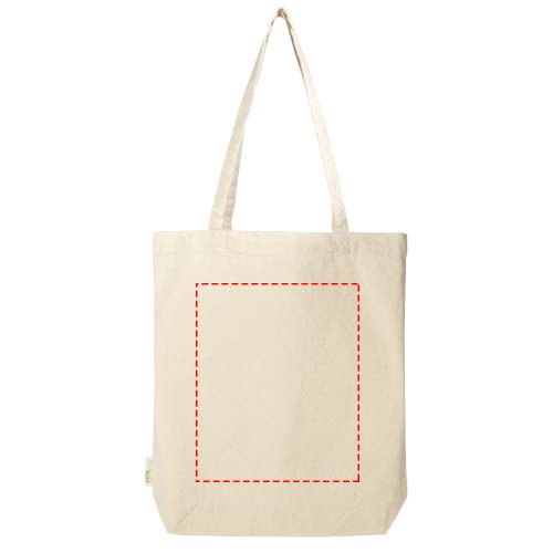 Orissa 270 g/m² Tragetasche aus Bio-Baumwolle 10L natur