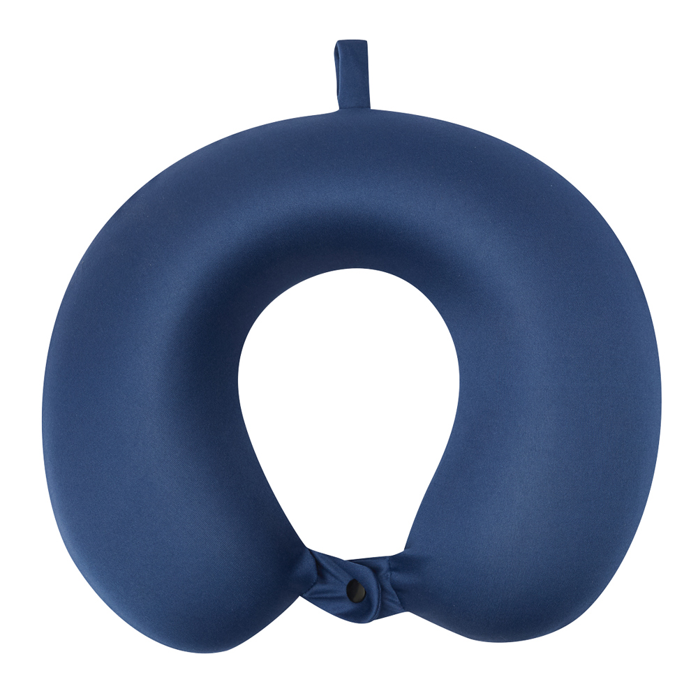 Nackenkissen Memory-Foam blau