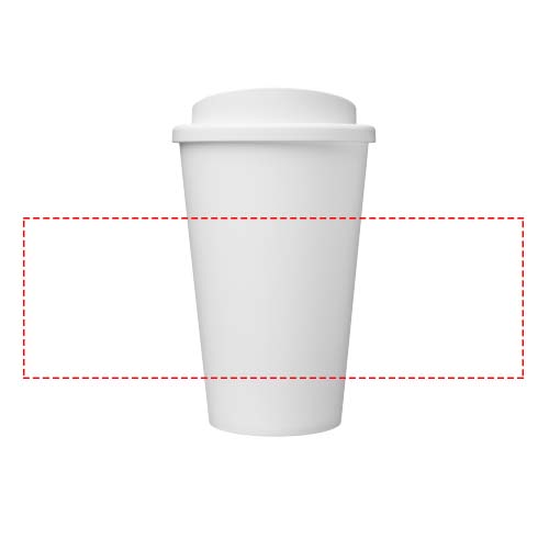 Gobelet avec isolation Americano® POP de 350 ml Blanc
