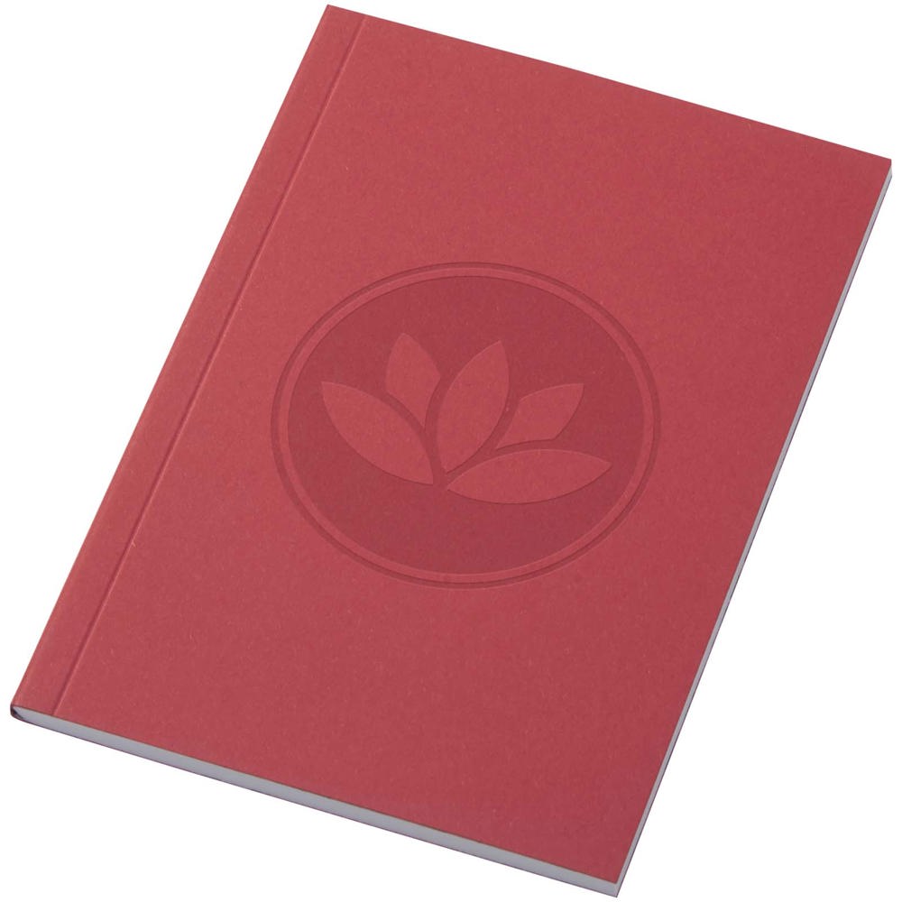 Cahier Novella Austen A6 recyclé à couverture souple de 50 feuilles Rouge