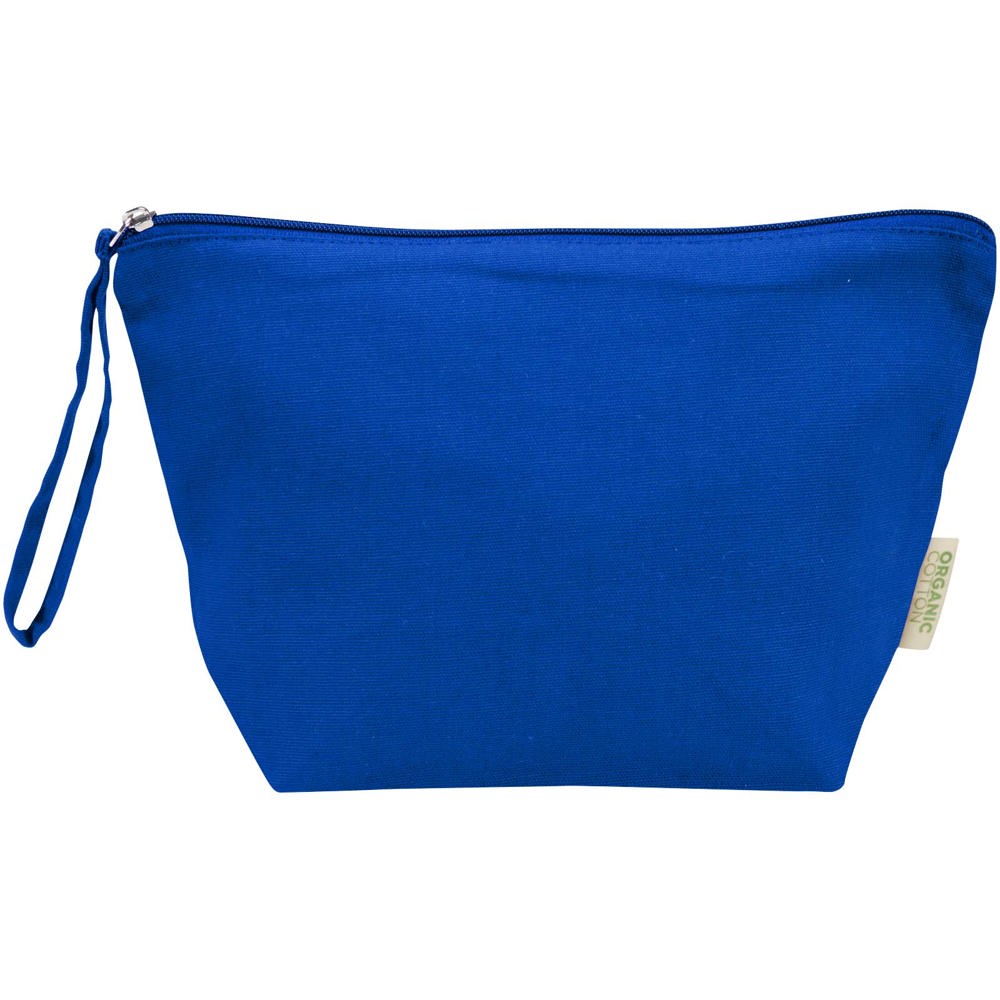 Grande pochette à accessoires Odisha de 3 L bio certifiée OCS 180 g/m² bleu roi