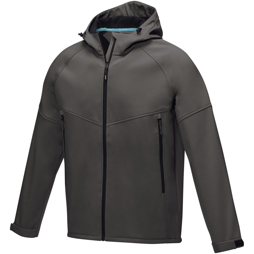 Coltan Softshelljacke aus recyceltem Material für Herren storm grey