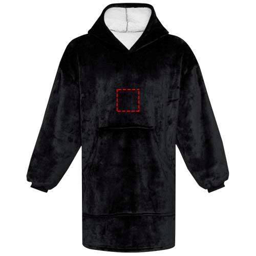 Denali GRS Hoodie-Decke Schwarz