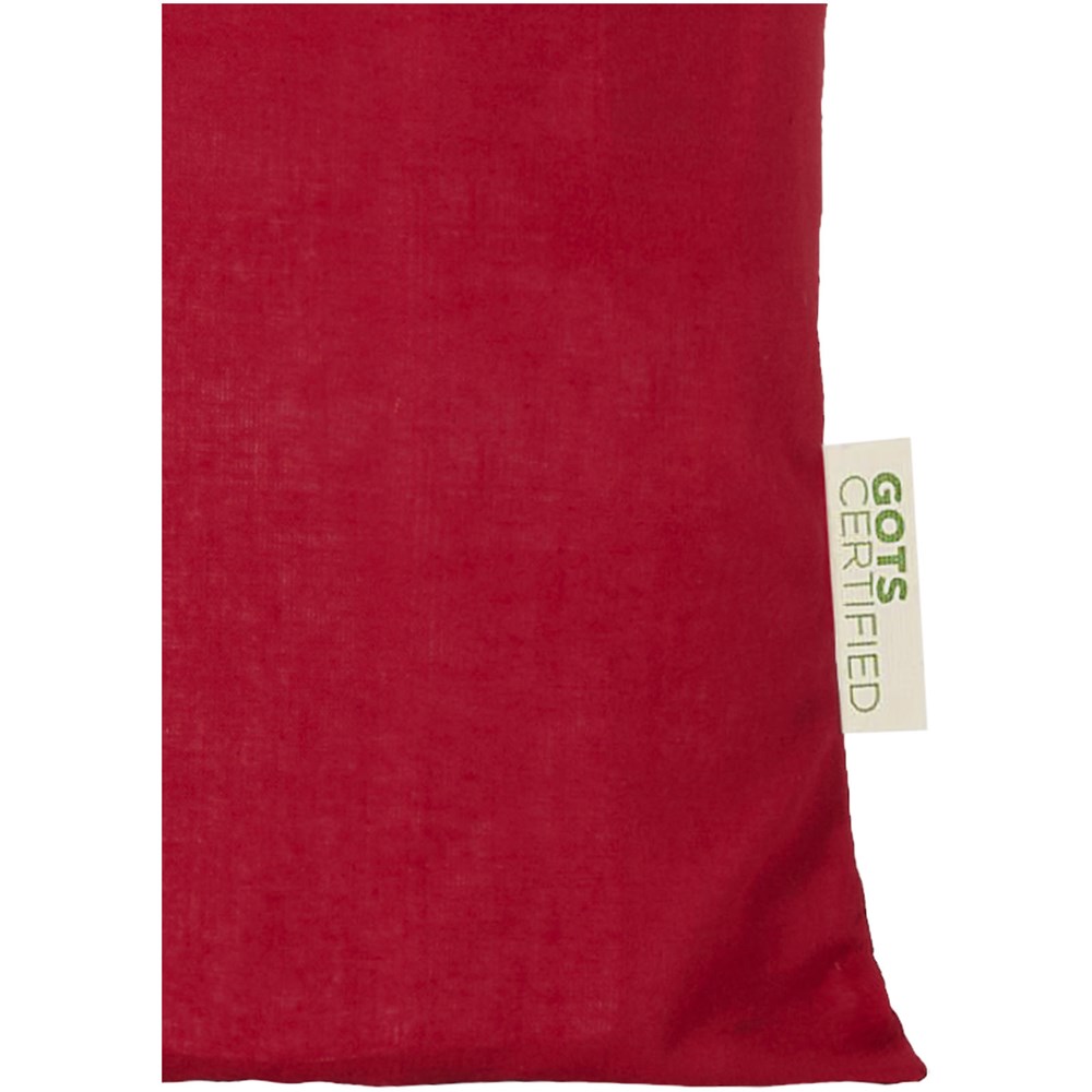 Orissa 100 g/m² Tragetasche aus Bio-Baumwolle 7L rot