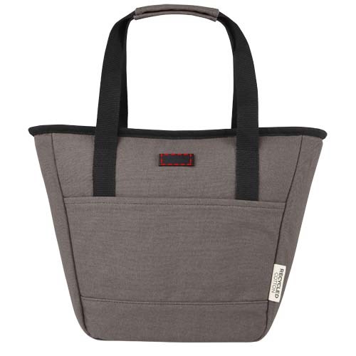 Joey GRS-recycelte Canvas Lunch Kühltasche 6 L für 9 Dosen grau