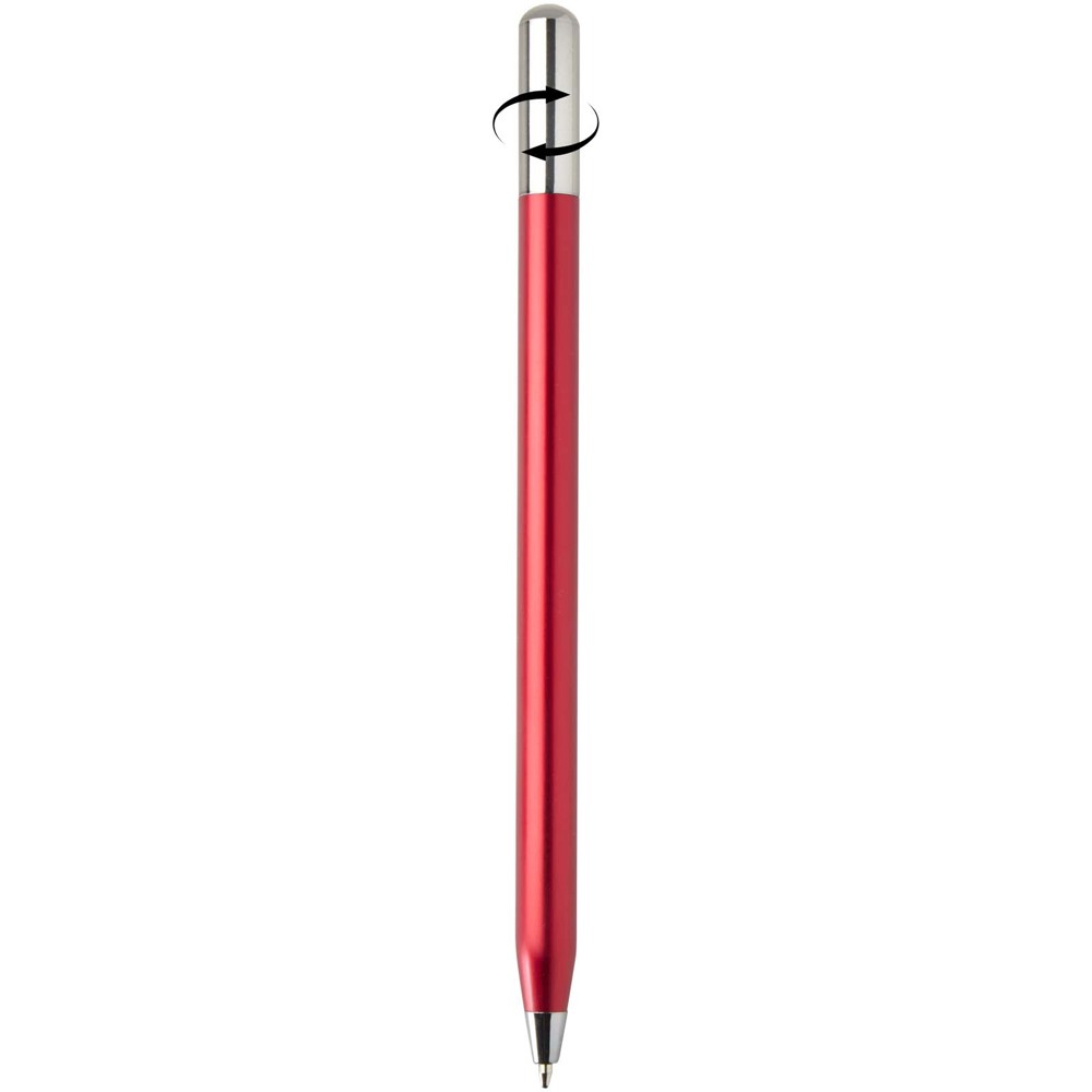 SMART Kugelschreiber aus recyceltem Aluminium (schwarze Tinte) Rot