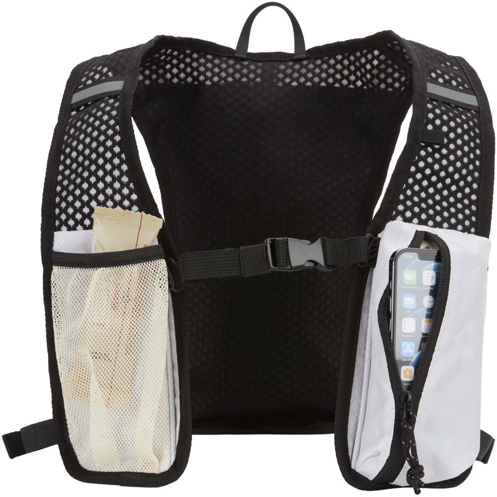 Gilet de course Nomad de 5 L en matériaux recyclés certifiés GRS avec système d’hydratation Sandstone