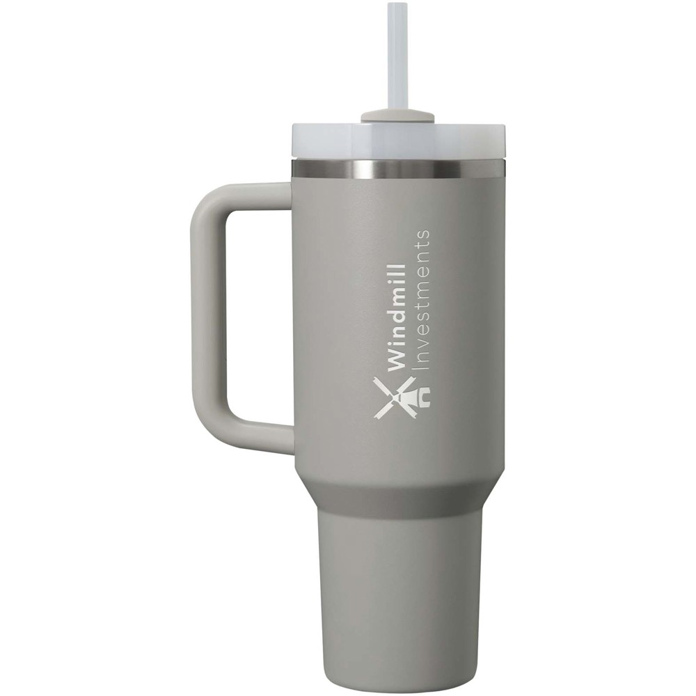 Stanley Quencher® H2.0 FlowState™ 890 ml Thermobecher aus recyceltem Edelstahl Grau