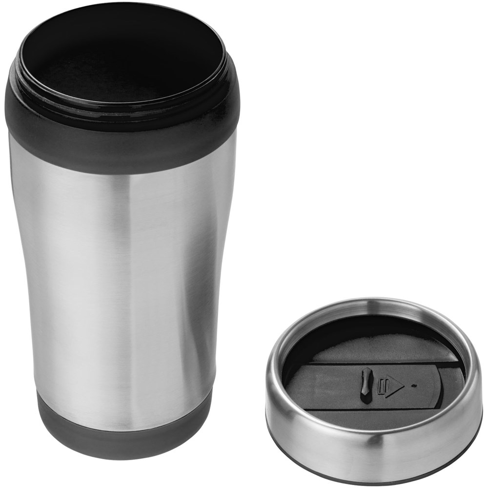 Elwood 410 ml RCS-zertifizierter Isolierbecher aus recyceltem Edelstahl schwarz