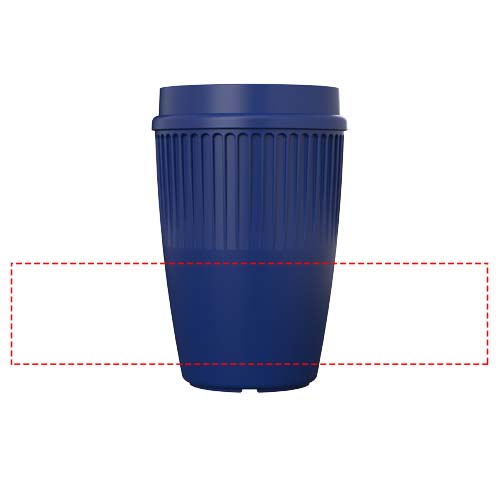 Gobelet Cirrus de 350 ml avec couvercle 360° Bleu