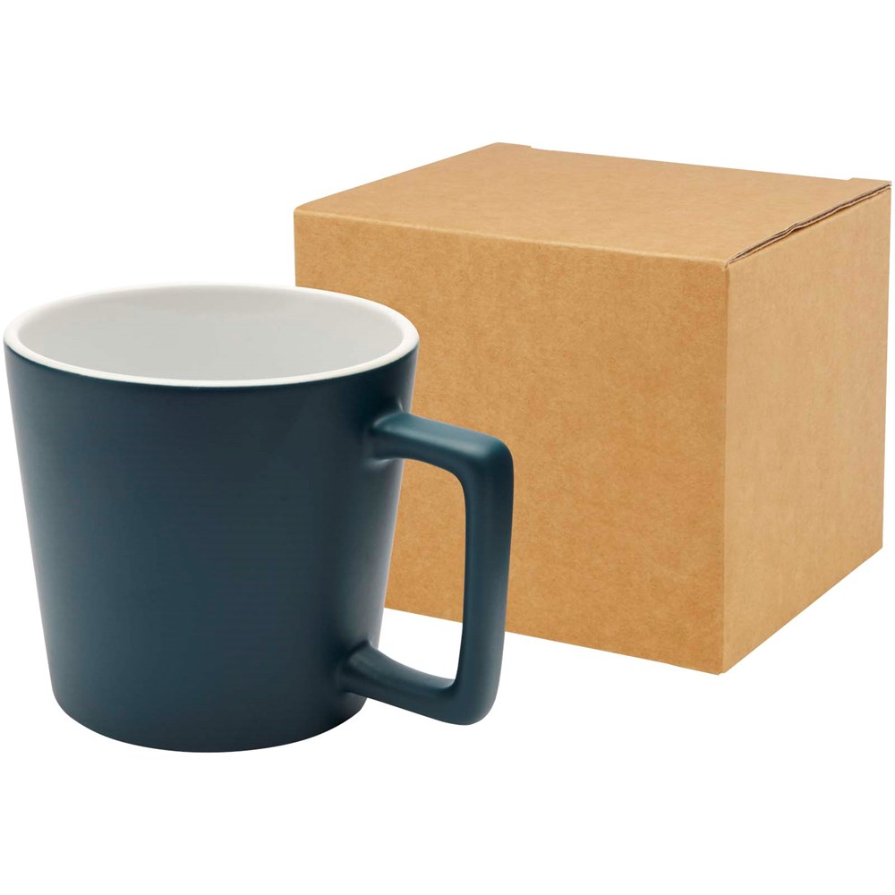 Tasse Cali de 370 ml en céramique avec finition mate Deep Sea Green