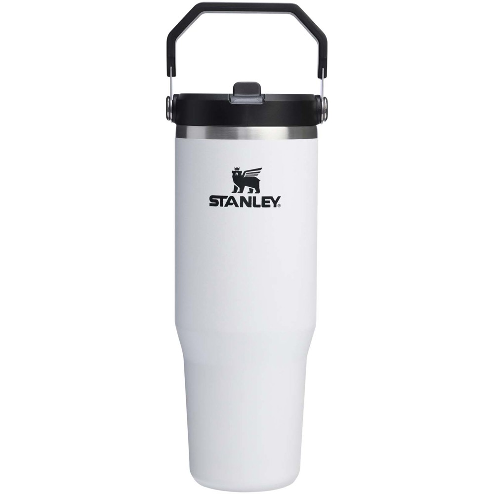 Stanley IceFlow™ 2.0 890 ml Thermobecher aus Edelstahl mit Flip Strohhalm Weiss