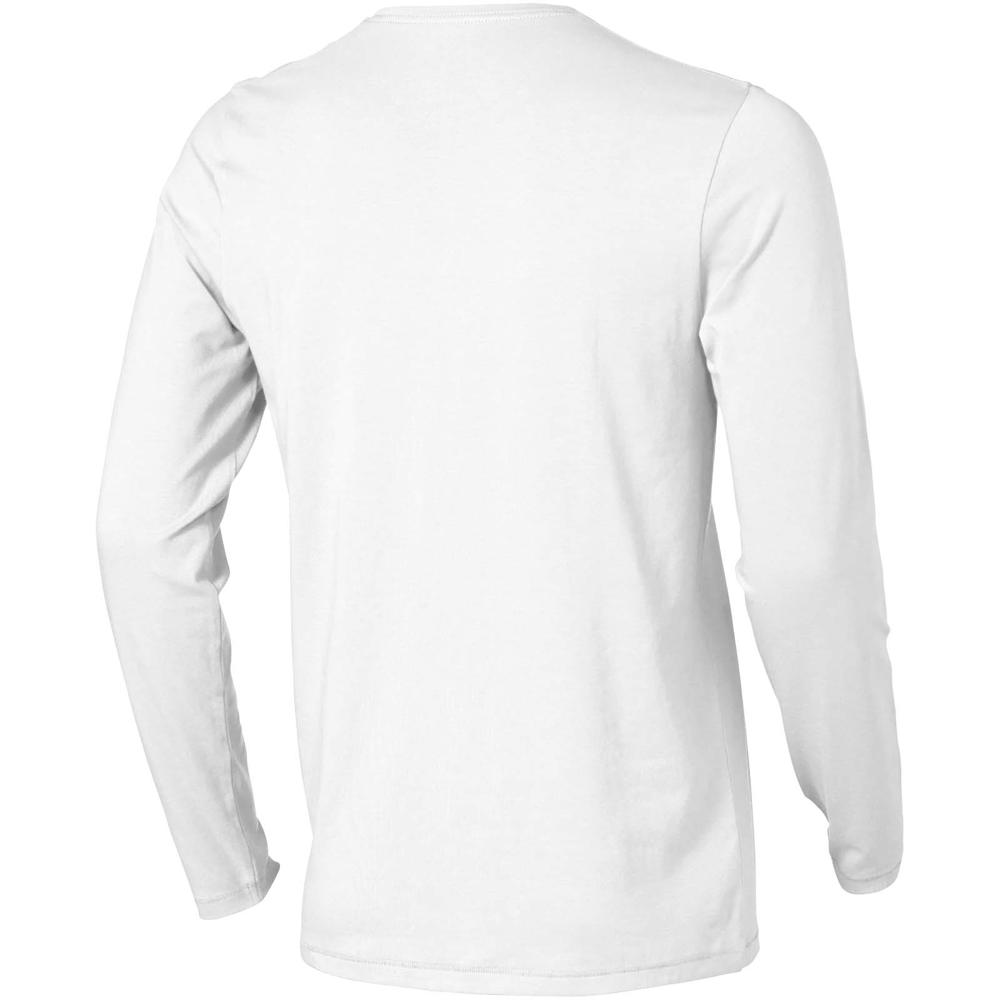 T-shirt bio manches longues homme Ponoka Blanc