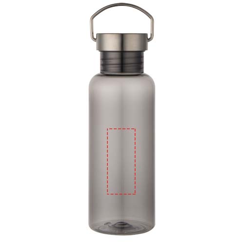 Bouteille d'eau Thor 600 ml en RPET recyclé RCS Noir