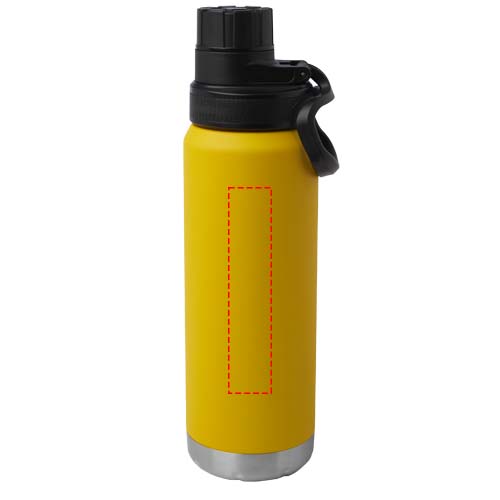 Bouteille avec isolation sous vide Fortis de 700 ml en cuivre et acier inoxydable recyclé certifié RCS (compatible avec les boissons gazeuses) Ocre