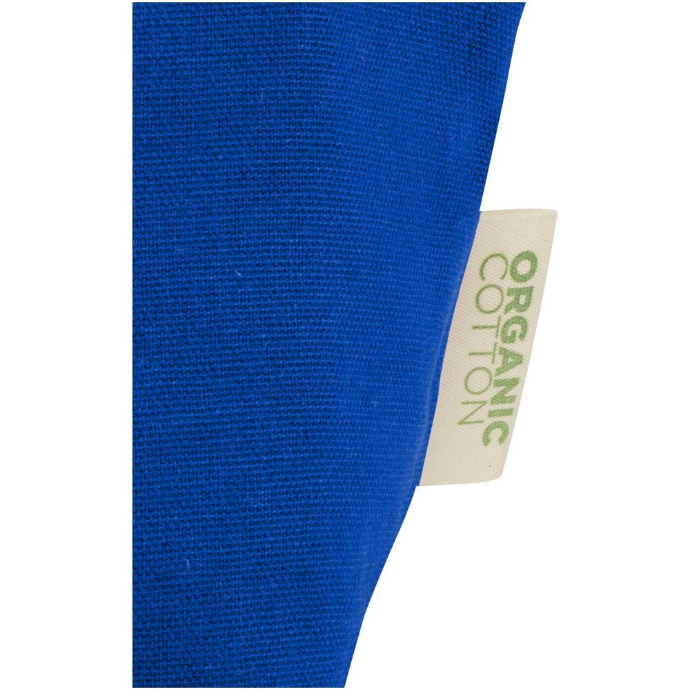 Grande pochette à accessoires Odisha de 3 L bio certifiée OCS 180 g/m² bleu roi