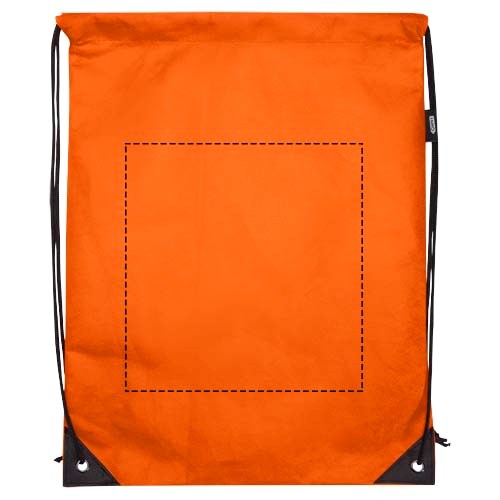 Evergreen Sportbeutel aus recyceltem GRS Non Woven 5 L orange