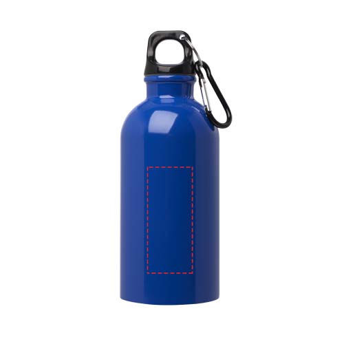 Oregon 400 ml RCS-zertifizierte, einwandige Trinkflasche aus Edelstahl mit Karabinerhaken royalblau