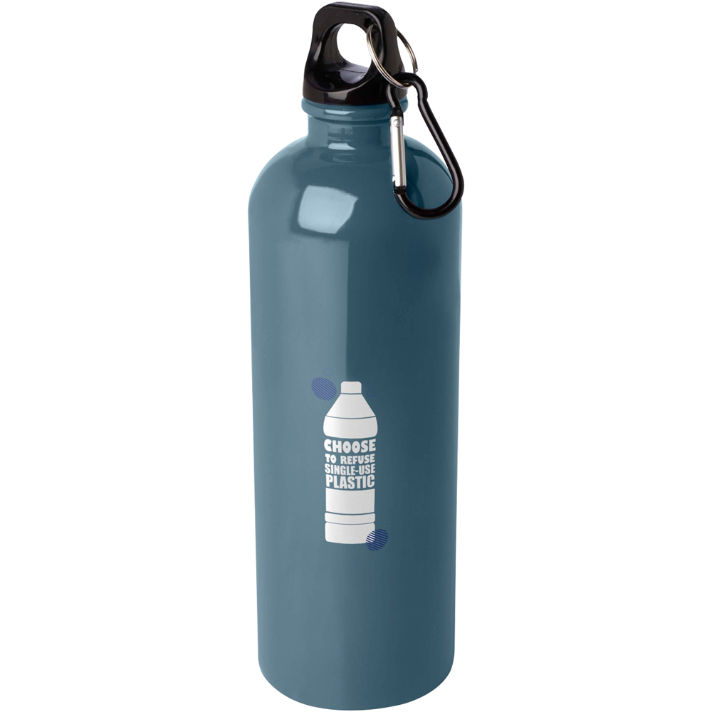 Trinkflasche 750 ml 360 Grad taubenblau