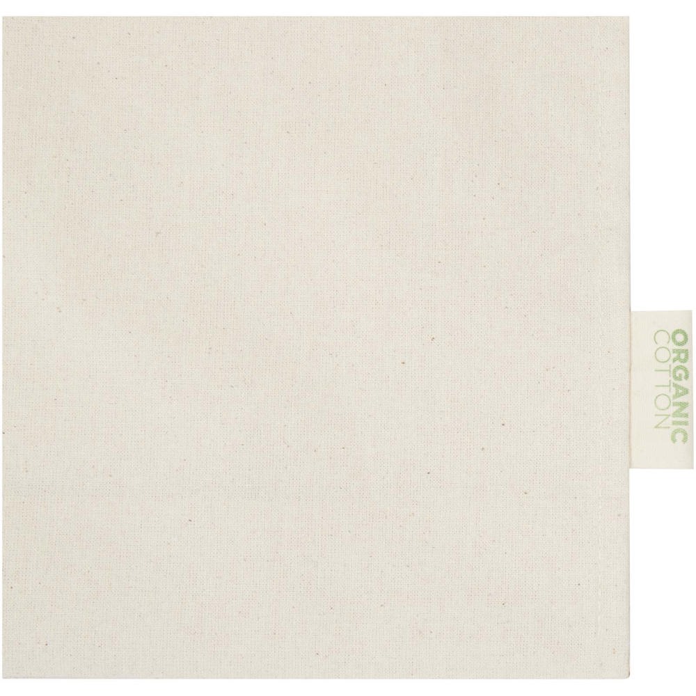 Sac shopping à soufflets Odisha bio OCS 180 g/m2 de 14 L Naturel