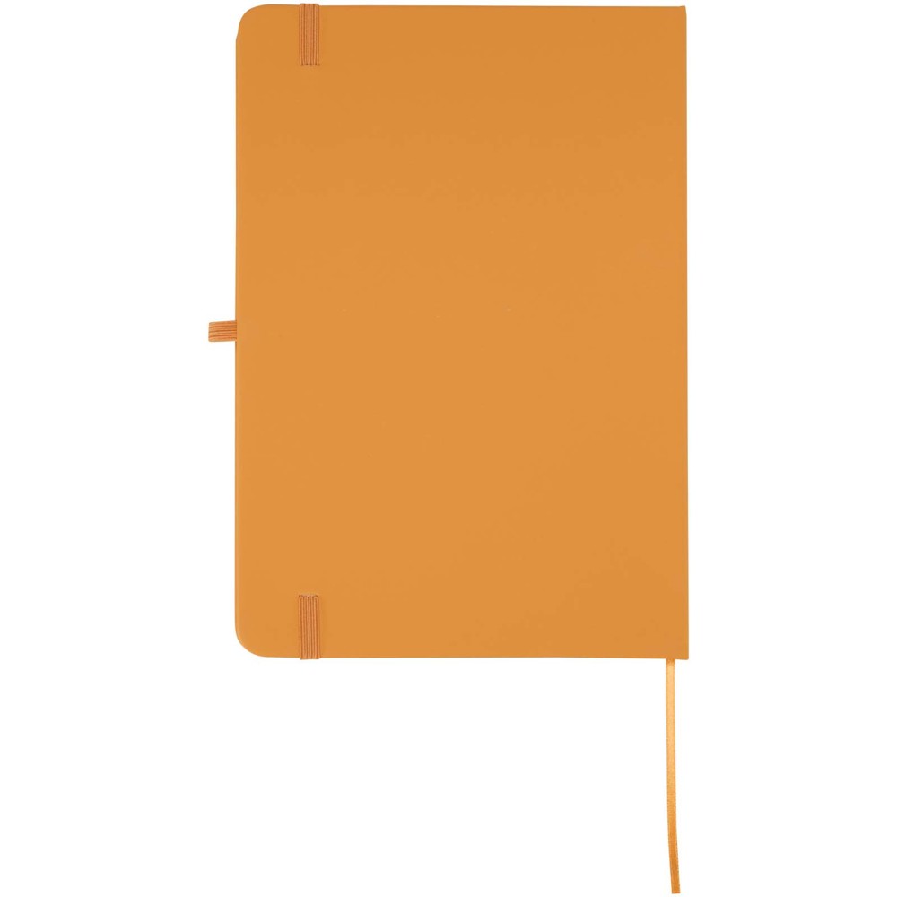 Ensemble comprenant un cahier en papier recyclé Spectrum A5 et un stylo à bille orange