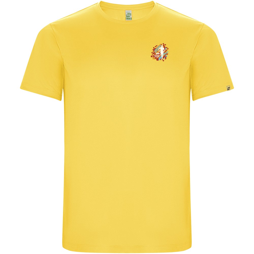 T-shirt sport Imola à manches courtes pour enfant Jaune
