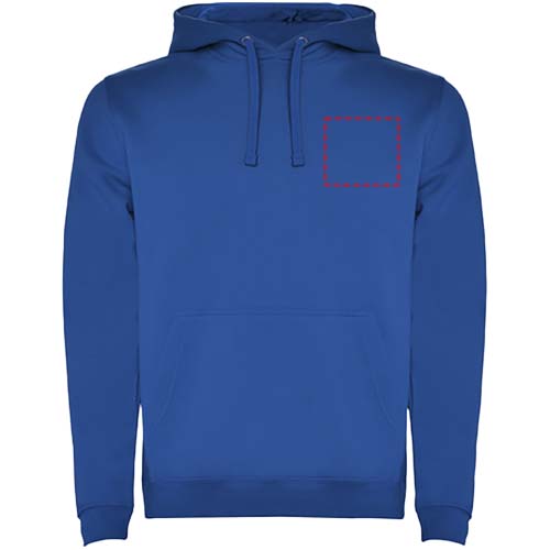 Sweat à capuche Urban pour homme bleu roi