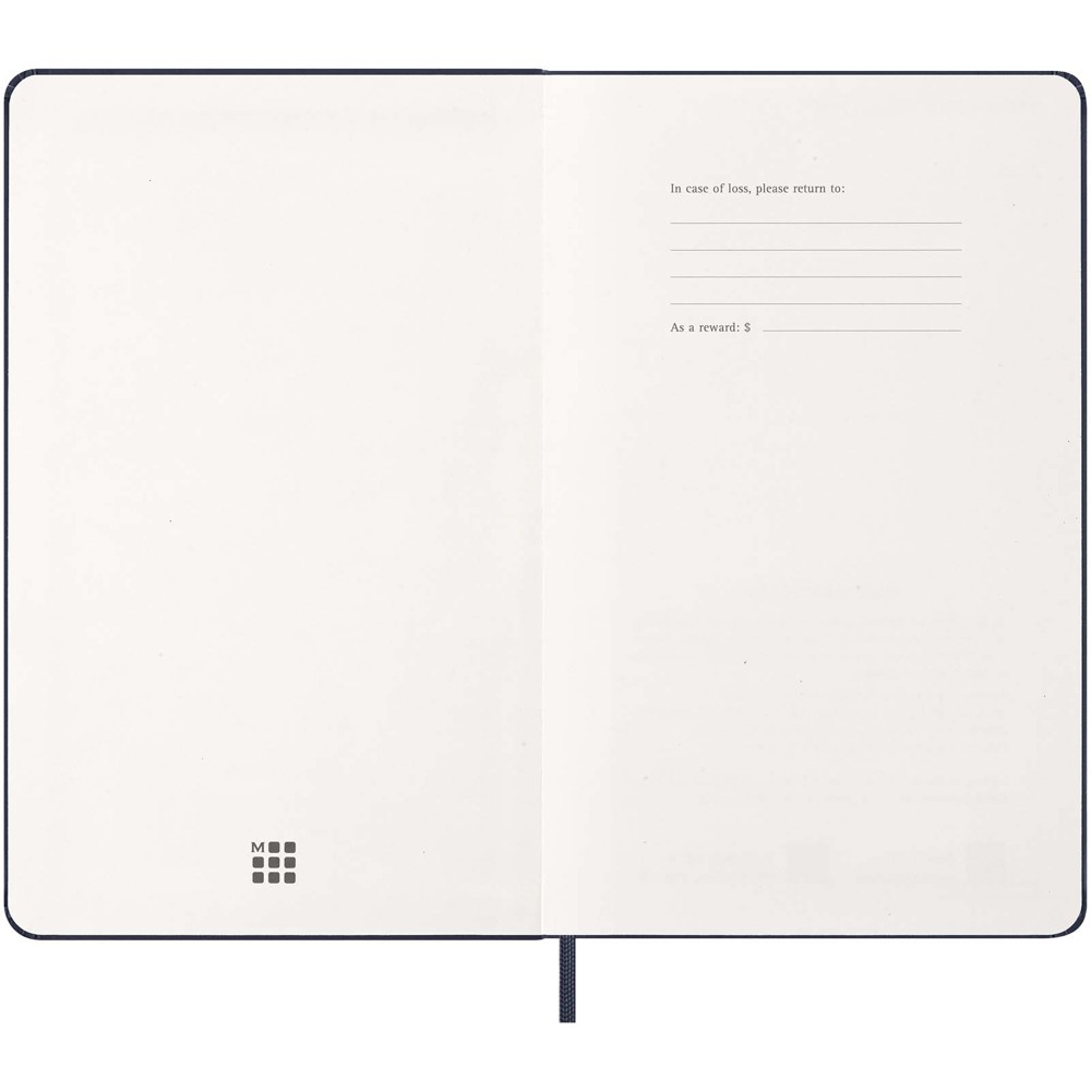 Moleskine Hardcover 12 Monate Wochenkalender L saphir