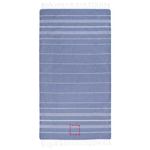 Anna 150 g/m² Hammam Baumwollhandtuch 100 × 180 cm navy