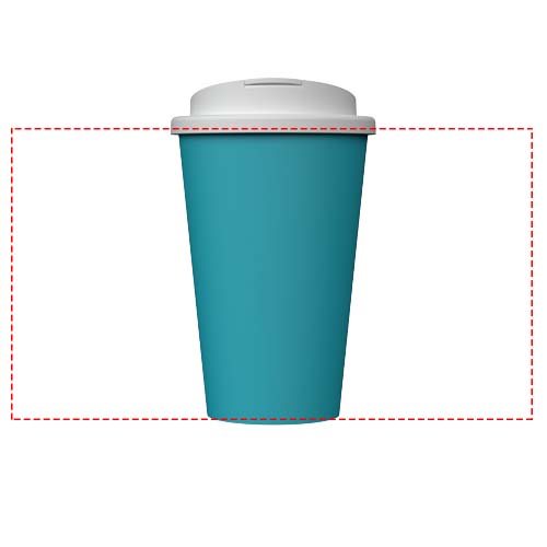 Gobelet isotherme Americano® Infiniti de 350 ml avec couvercle anti-déversement Bleu Lac