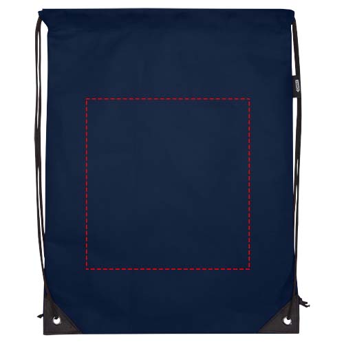 Evergreen Sportbeutel aus recyceltem GRS Non Woven 5 L navy