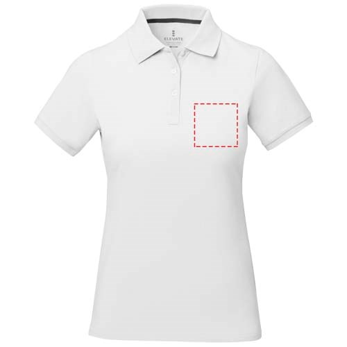 Calgary Poloshirt für Damen weiss