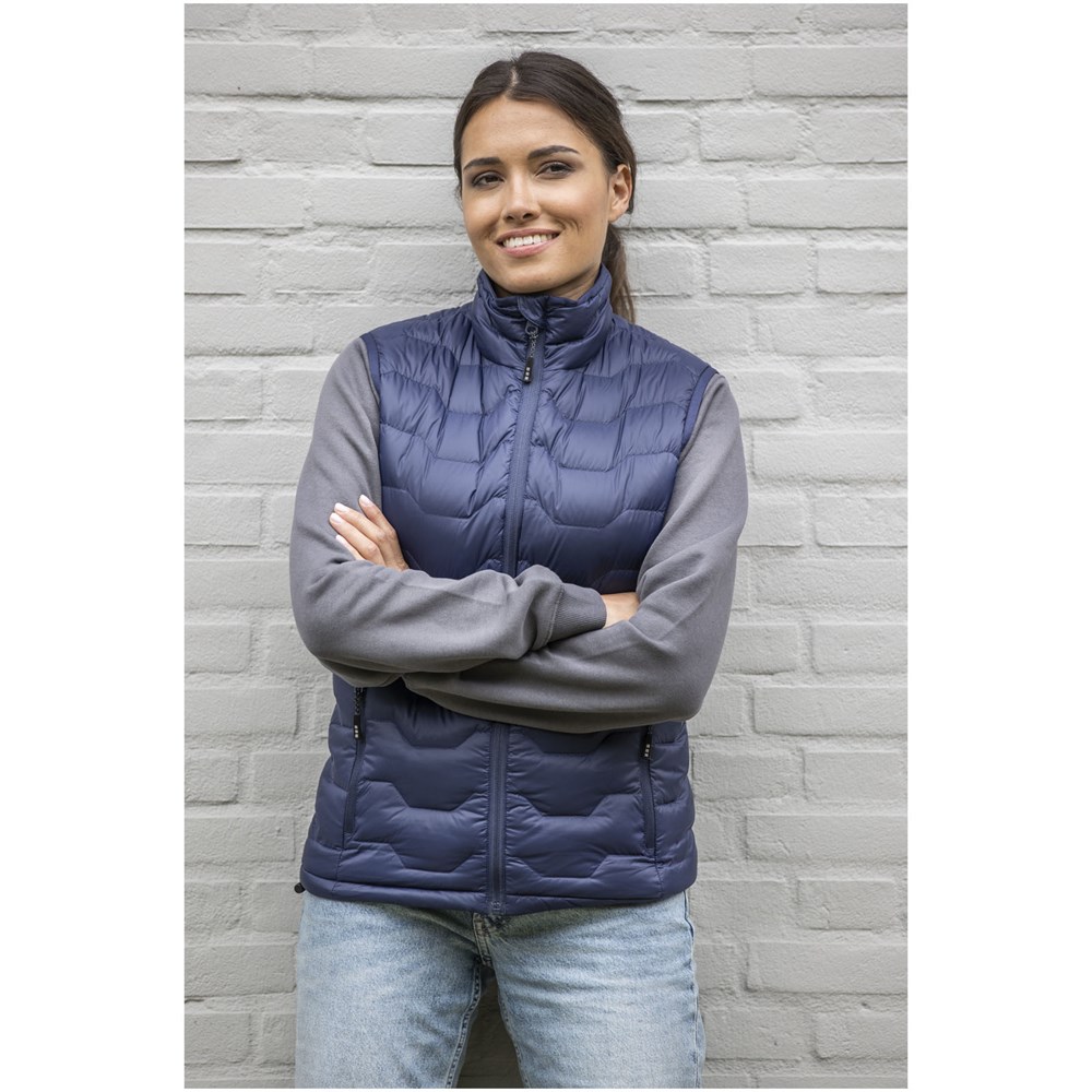 Epidote GRS isolierter Daunen-Bodywarmer für Damen aus recyceltem Material navy