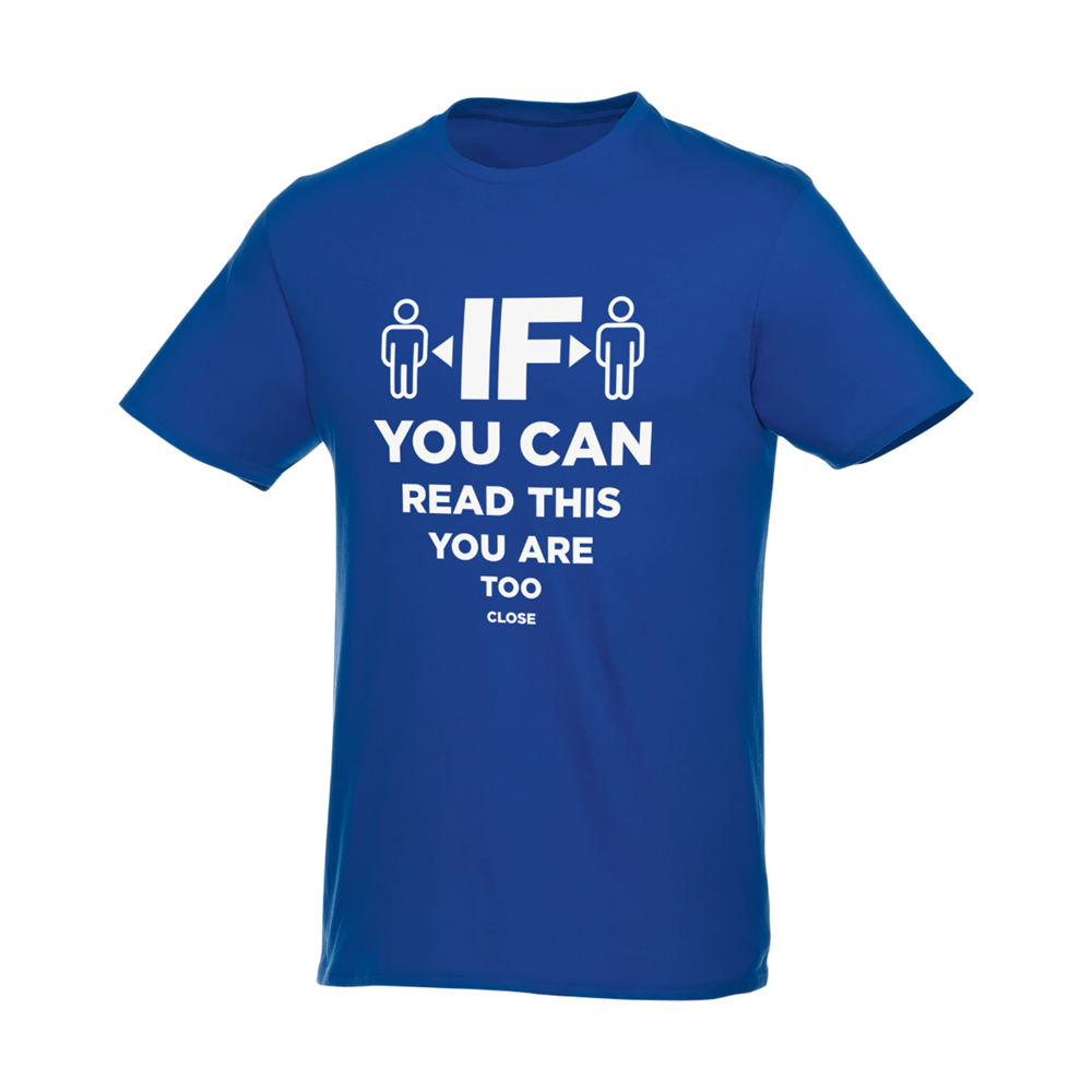 T-Shirt Unisex Elevate Heros blau