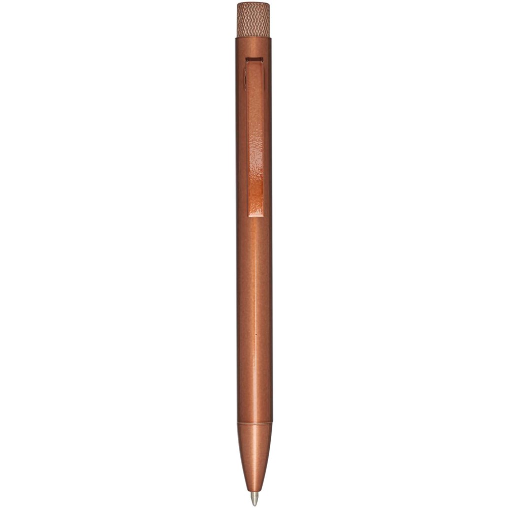 Stylo bille en laiton recyclé Beatriz (encre bleue) Cuivre
