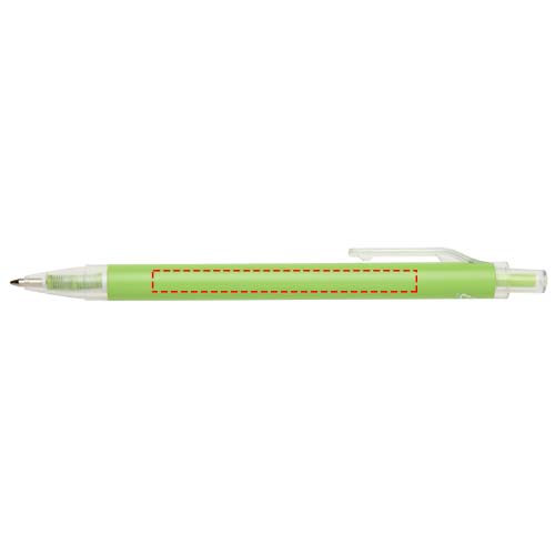 Ensemble comprenant un cahier en papier recyclé Spectrum A5 et un stylo à bille Citron vert