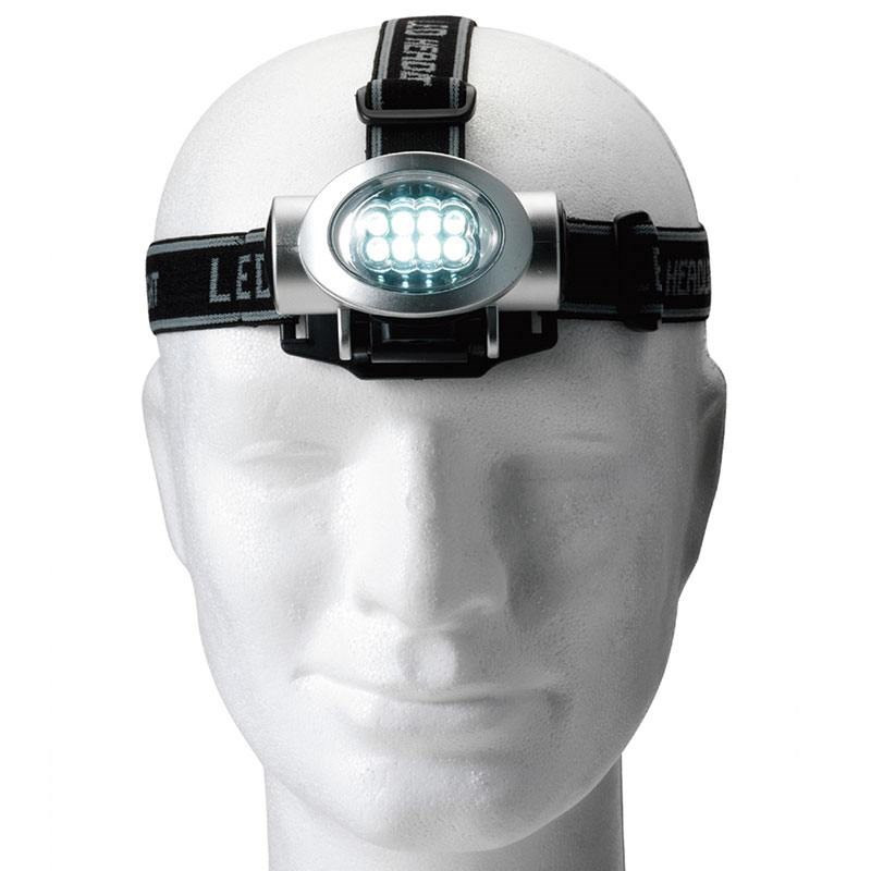 Stirnlampe mit 8 LEDs