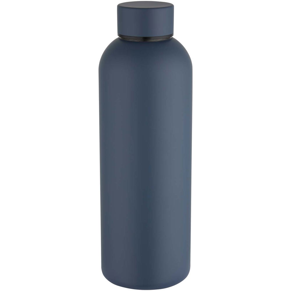 Bouteille d’eau Spring de 750 ml en acier inoxydable recyclé certifié RCS à simple paroi Bleu hale