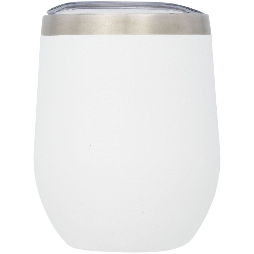 Tasse Corzo avec isolation par le vide et couche de cuivre 350ml Blanc