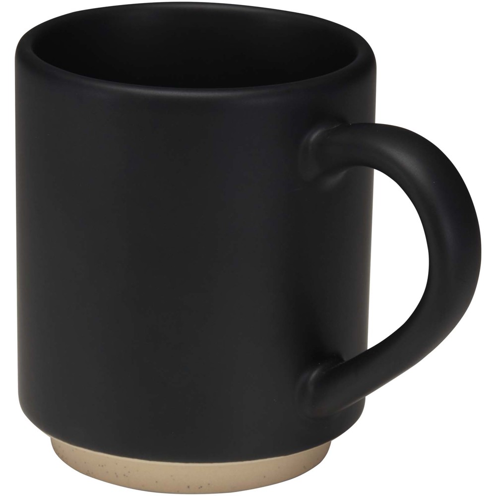 Tasse en céramique empilable Camilla, 180 ml, finition mate Noir