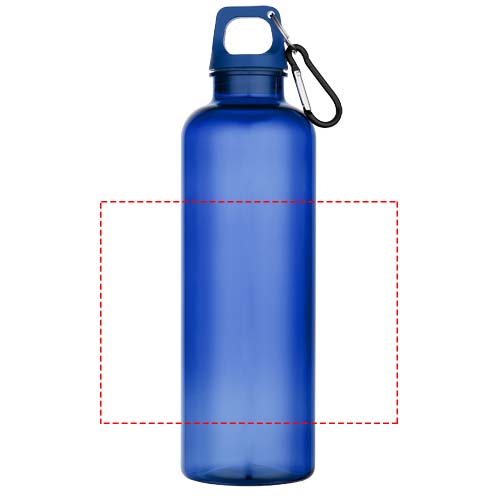 Bouteille d’eau Oregon de 750 ml en plastique recyclé certifié RCS avec mousqueton bleu roi