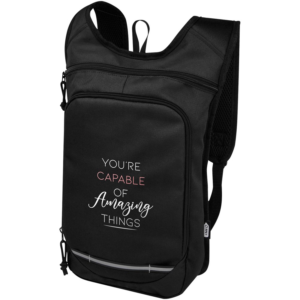 Trails GRS RPET Outdoor Rucksack 6,5 L Schwarz