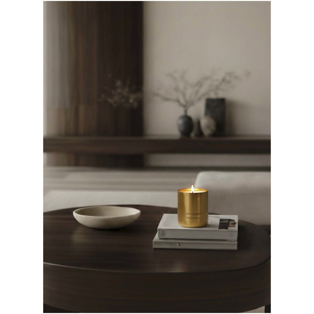 Bougie parfumée Wellmark doré